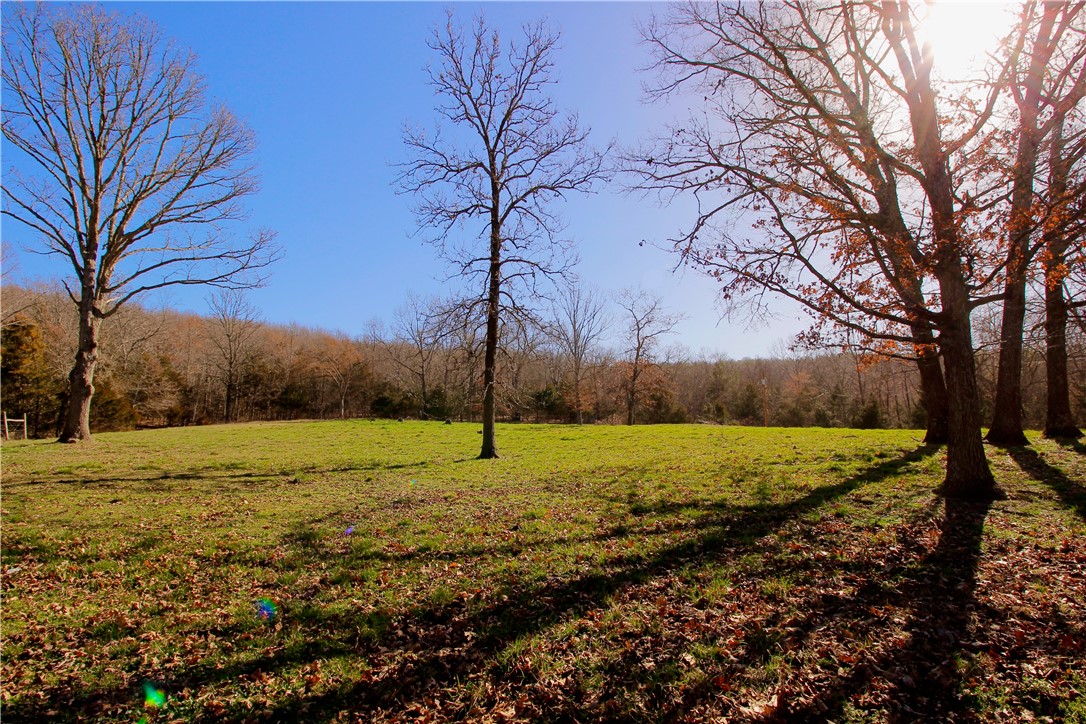 Set on 25+/- picturesque acres in the Ozark Mountains, this property offers an ideal mix of open pasture, usable infrastructure, and natural beauty. With a private water well, electric service, propane line, and possible septic system from a previous homesite, much of the groundwork is already in place for a home, farm, or weekend retreat. A dedicated well shed adds protection for your water system, and high-speed internet availability ensures you can stay connected while enjoying the quiet of the countryside.
The land features a charming pond, perfect for livestock, fishing, or simply relaxing by the water’s edge. Two barns—one measuring approximately 44x50 and the other 32x50—offer excellent storage space for hay, equipment, or animals, making this property well-suited for agricultural or hobby farming. Located just 2+/- miles from a paved road and close to a favorite local swimming hole on War Eagle Creek, this property blends seclusion with convenience. Huntsville is 22 minutes, and Fayetteville is 1 hour..