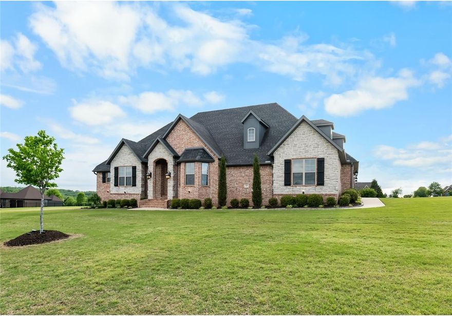 Nestled on 2 beautifully landscaped acres in the highly sought-after Grand Valley Estates, this custom-built luxury home offers the perfect blend of elegance, comfort, and escape. Inside, the home is designed for the way you actually live. Whether it’s movie nights in your dedicated theater room, energizing mornings in the exercise space, or productive days in your private office, every detail supports both relaxation and functionality. With 4 bedrooms and 3 bathrooms, there’s room for everyone to spread out while still feeling connected. Step into your own backyard oasis featuring a heated pool, a charming pergola, and a spacious covered porch made for slow mornings, sunset dinners, and unforgettable gatherings. The professionally landscaped property adds to the sense of tranquility, while the above-ground storm shelter provides an extra layer of peace of mind. If you are searching for a home that truly enhances your lifestyle—this is it. A place to unwind, entertain and create lasting memories.
