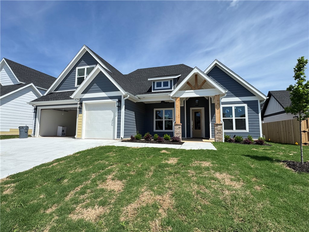 Welcome to your new construction home in the desirable Crescent View Phase II Subdivision! This home boasts 4 or 5 bedrooms, 3 full bathrooms, office, open kitchen and living area and large covered patio. Kitchen is a cooks dream with gas cooktop, large island, built-in oven and microwave, granite counters and big pantry! Master suite has dual vanities, soaking tub, walk-in shower with 2 shower heads, and large closet with plenty of wood built-ins. Bedroom 2 and full bath are downstairs. Upstairs you will find bedrooms 3 and 4 plus a bonus or 5th bedroom, and a full bathroom. Subdivision is located in the best location being across the street from Janie Darr Elementary, down the street from the brand new Mt Hebron Park, and only a couple minutes from grocery stores, dining, and entertainment. Or let the kids play at the brand new playground in the subdivision!