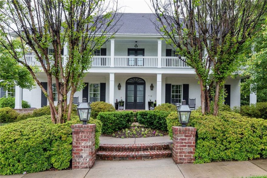 Exquisite and Beyond Expectations! Step into the realm of luxury with this impeccably renovated estate, sprawled across two lots, offering unparalleled amenities. Prepare to be enchanted by the captivating allure and impeccable craftsmanship of this three-level home. Boasting 6 bedrooms and 5.5 baths, this residence is a true masterpiece. Chef’s Kitchen is stunning and features high-end stainless appliances, large marble island with seating, custom cabinets, and a breakfast nook. Primary Suite exudes elegance with a show-stopping private bath with claw foot tub and walk-in shower. The exterior is a lush oasis with mature landscaping, sparkling in-ground gunite pool, and an array of entertainment areas, including inviting patios, charming porches, and a warm fireplace. Situated in the prestigious Clear Creek Subdivision, an exclusive gated golf community featuring Blessings Golf Club. This location epitomizes refined living at its finest. Experience a lifestyle of elegance and leisure in this unparalleled sanctuary.