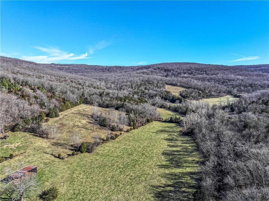 Approximately 60 acres of land offering exceptional development potential and breathtaking views. The property features multiple ideal building sites, rural water access, and fiber-optic high-speed internet. A mix of fenced pasture and wooded areas provides both open space and privacy.
Whether you envision building a stunning private residence, subdividing into multiple lots, or developing cabins for personal use or nightly rentals, this property offers endless possibilities. Located outside city limits, it combines flexibility, natural beauty, and investment opportunity in a highly desirable rural setting.