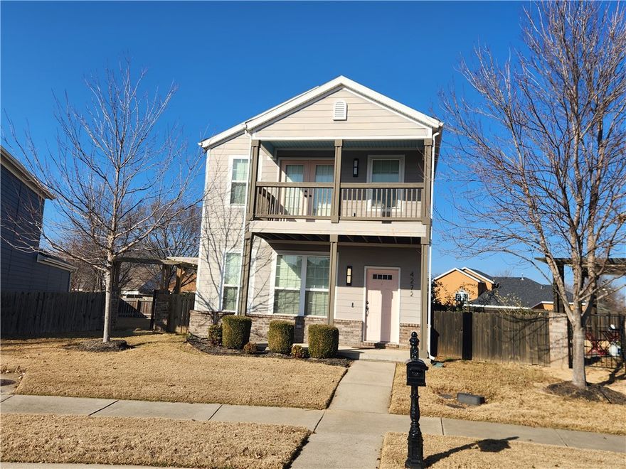 Hard-to-find, well-kept home in the Rupple Row subdivision in west Fayetteville! This home features 4 bedrooms and 3.5 bathrooms. The downstairs offers an open-concept layout, including the primary bedroom and bath, laundry room, and an additional half bath.

Upstairs, you will find a second primary bedroom and bath, along with two additional bedrooms connected by a Jack-and-Jill bathroom. Washer, dryer, and refrigerator convey, as well as living room and bedroom furniture.

POA dues are $180 per quarter and include lawn care. The home features a rear-load garage and offers easy access to I-49 and shopping along Wedington Drive. Conveniently located near Centennial Park, bike trails, and the University of Arkansas bus system.