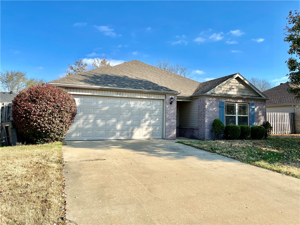 You gotta see this one! This ready to move into 1303 sqft, 3 bedroom two bath home located in Rogers features newly painted interior, new flooring in the living room and bedrooms and fenced backyard. The refrigerator conveys with the property. Make your appointment today.