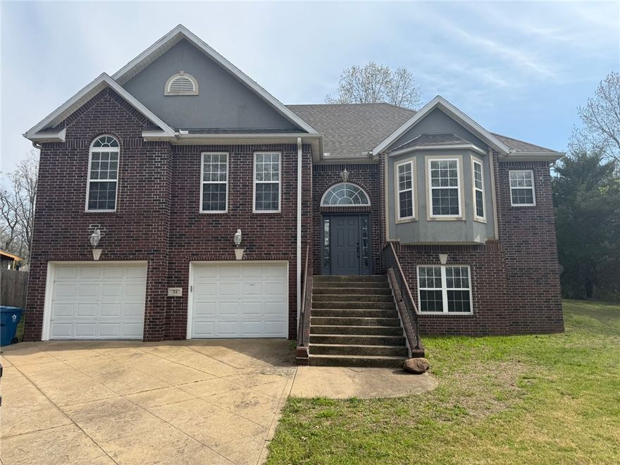 Very unique floor plan!!! This home has lots of space. 4 bedrooms 3 full baths. great kitchen with granite counters, indirect lighting and stainless appliances, formal dining area, hardwood flooring through out main living area, large master suite with sitting area, back deck over looks large back yard.