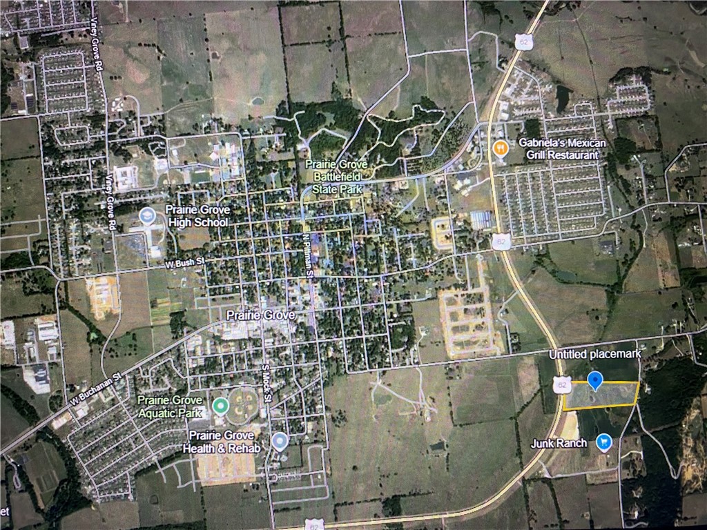 Great Commercial Development Opportunity along the new Hwy 62 Bypass, In a very rapidly growing area. Join other Businesses like McDonald's, Domino's, Casey's, Taco Bell and Dollar General. This is an opportunity for your business to be a part of Prairie Grove's newest commercial corridor! - 11,000 CPD along Hwy 62. With 585 feet of Hwy frontage. Don't Miss out!