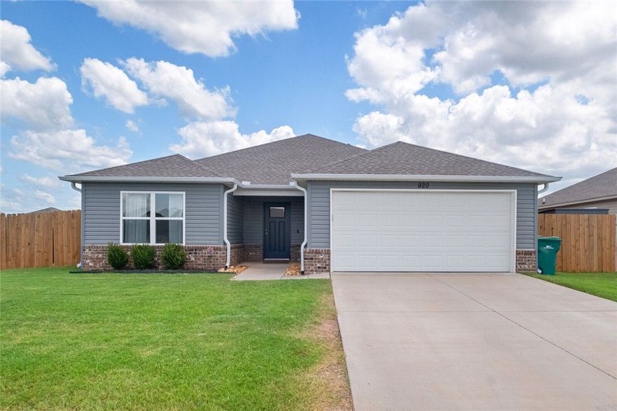 Don’t miss this the opportunity to make this beautifully designed home your own! Located on a prime corner lot, just 2 blocks from the brand-new Cornerwoods Park! The open-concept layout seamlessly connects the living, dining, and kitchen areas—perfect for everyday living and entertaining. Large windows fill the space with natural light. Enjoy the newly added, beautifully crafted, terraced patio with raised planters & covered area, ideal for outdoor dining or relaxing evenings. With this home it's all about functionality, from the wide entry, to the separate laundry room, upgraded jetted tub in the hall bath & kitchen pantry that could be expanded. Move in ready but there is also room to add your own touches. This home also includes a solar energy system to reduce utility costs. Just steps away, Cornerwoods Park features new play structures, a scenic walking path around a pond, and a bike trail with a pump track—fun for all ages.  Schedule your showing today!