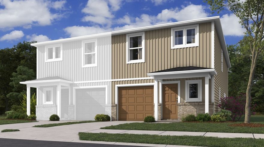 Introducing The Stockwell, a beautifully designed two-story duplex located in a newly developed community. This modern home offers three spacious bedrooms and two and a half bathrooms, providing the perfect blend of comfort and style. The bedrooms are situated upstairs, offering a peaceful and private retreat, with the master suite featuring generous closet space. The other two bedrooms are equally spacious, ideal for family or guest use. The main floor is home to an open-concept living area, perfect for both relaxing and entertaining. A convenient half bath is located downstairs for added convenience. The well-equipped kitchen boasts sleek countertops, modern appliances, and ample storage. With a one-car garage for secure parking and extra storage, The Stockwell is both practical and stylish. Located in a vibrant, growing community with easy access to local amenities, parks, and schools, this home is the perfect choice for those seeking a comfortable, low-maintenance lifestyle.