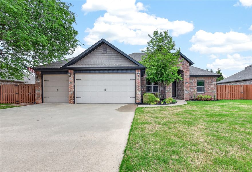 Perfectly located in the heart of Rogers, this beautifully maintained home in the highly sought-after Liberty Bell subdivision offers the ideal blend of location, layout, and lifestyle—zoned for the prestigious Bentonville School District and just minutes from Pinnacle Hills Promenade, Walmart AMP, Topgolf, Mt. Hebron Park, and easy access to I-49. Step inside to a welcoming floor plan featuring a formal dining space and a seamless flow into the open-concept living area, kitchen, and casual dining nook. Unwind year-round in the enclosed sunroom, complete with a hot tub and electric fireplace, all overlooking a beautifully landscaped backyard. Enjoy outdoor living at its best with an extended pergola-covered patio—ideal for relaxing evenings or hosting guests. This home also offers exceptional functionality with a third garage bay and an outdoor storage building, providing ample space for hobbies, tools, or extra storage. See attached list for full details of upgrades and features.