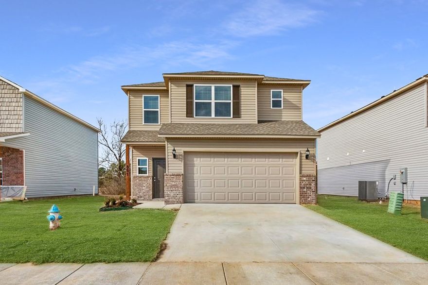 Stylish and functional, this 3-bedroom, 2.5-bath home in Fayetteville offers a smart layout with all bedrooms located upstairs for added privacy. The main level features luxury vinyl plank flooring, an open living space, and a modern kitchen with stainless steel appliances - perfect for everyday living and entertaining. Enjoy the convenience of a half bath on the main floor and a quiet cul-de-sac location just minutes from local amenities. A great fit for families, roommates, or anyone who values space and comfort.