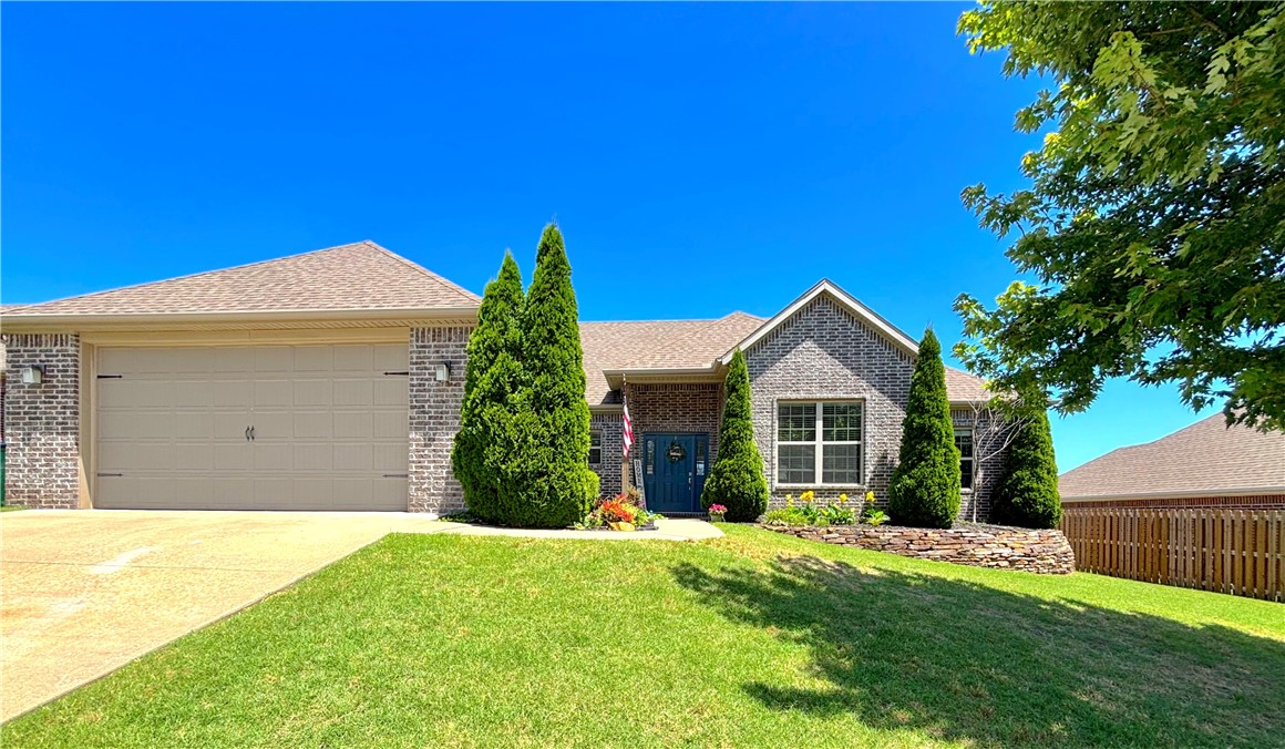 Welcome home to this beautifully maintained 4 bed, 2 bath gem in a peaceful suburban neighborhood in Centerton, AR. Step inside to an open and inviting floor plan featuring a spacious kitchen with a gas cooktop and appliances from Metro—all under 5 years old. Beautiful hardwood floors. Smoke free home. The primary suite offers ultimate comfort with his and hers walk-in closets and a luxurious jacuzzi tub for unwinding at the end of the day. Enjoy indoor-outdoor living with a pet-friendly screened-in patio and a large backyard perfect for entertaining, relaxing, or playing. Additional highlights include a walk-in pantry, custom closets with ample storage, modern finishes, and a layout ideal for both everyday living and hosting guests. Dog run. Custom-built 2x4 construction in an 8x12x10 shed and outdoor furniture convey. Furnishings are negotiable, offering a move-in-ready opportunity if desired. This home combines comfort, functionality, and style—don’t miss your chance to make it yours! Motivated Seller!