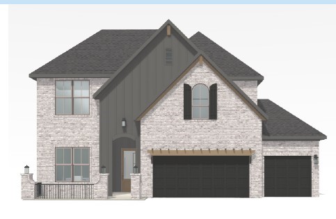 Get open floor plan, 3 bedroom 2.5 bath 3 car garage