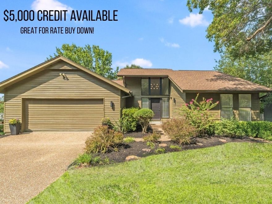 Welcome to Lake Road, where lifestyle and location meet on the border of Fayetteville and Springdale! Just steps from Lake Fayetteville, this home connects you to trails, fishing, boating, and the 40 mile Razorback Greenway. The Botanical Garden and Country Club are close by, with quick access to the U of A, I 49, and Don Tyson Pkwy for shopping and dining. Nearly 2,800 sq ft include 4 bedrooms and 3 baths with two on each level, plus a spacious bonus area downstairs perfect for entertaining or guests. Oversized windows fill the home with natural light, and the neighborhood is framed by mature trees, creating a picturesque setting that feels both welcoming and timeless. A large backyard and multi level deck expand your living outdoors for gatherings or quiet evenings. Updates include granite counters, new water heater, dishwasher, fresh paint, and MORE. This property combines residential comfort with Airbnb potential, AND sellers are offering a $5,000 CREDIT to be used as pleased- perfect for a rate buy down!