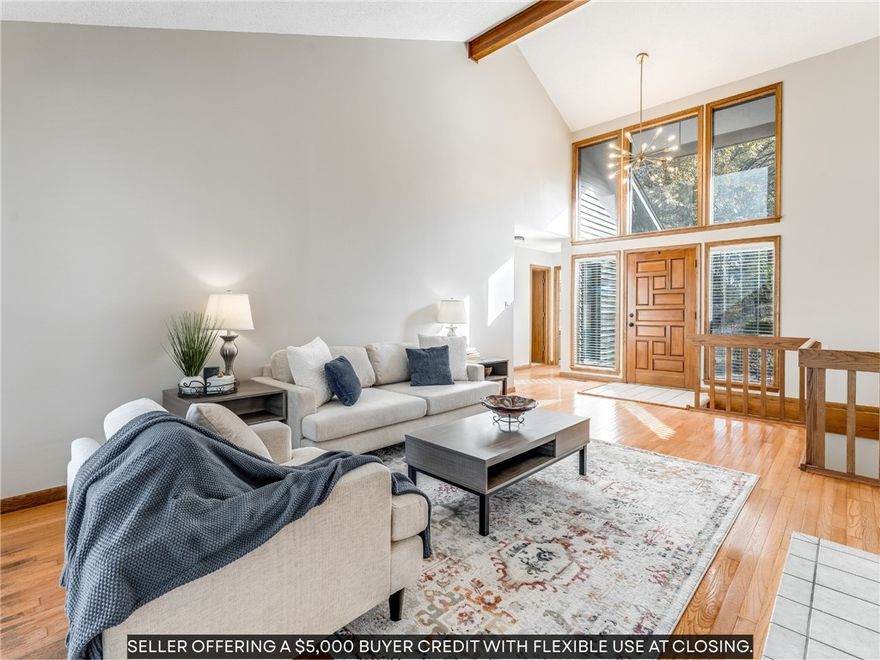 Welcome to Lake Road, where lifestyle and location meet on the border of Fayetteville and Springdale. Just steps from Lake Fayetteville, this home connects you to trails, fishing, boating, and the 40 mile Razorback Greenway. The Botanical Garden and Country Club are close by with quick access to the U of A, I 49, and Don Tyson Pkwy for shopping and dining. Nearly 2800 sq ft include 4 bedrooms and 3 baths with two on each level plus a spacious bonus area downstairs perfect for entertaining or guests. Oversized windows fill the home with natural light and the neighborhood is framed by mature trees creating a picturesque setting that feels both welcoming and timeless. A large backyard and multi level deck give you usable outdoor space for everyday living. Updates include granite counters, new water heater, dishwasher, fresh paint, and more. This property offers flexible layout options, including Airbnb potential. Sellers are offering a $5000 credit for buyer use- Perfect for a rate buy down!