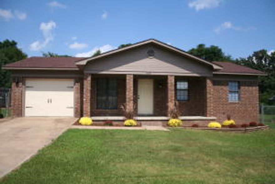 Cute as a bug in a rug... This 3 bedroom 1 bath brick home offers a 1 car garage, fenced backyard and a new facelift on the inside. New flooring, paint and appliances. Check this out and today!
