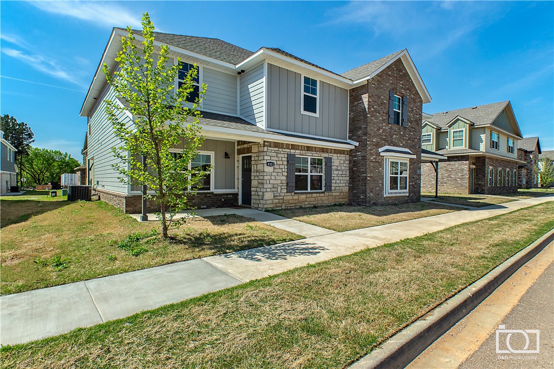 **6 MONTH LEASE SPECIAL!** Rent from November-May or December-June for only $1600 a month!
Welcome home to Rupple Meadows - These new luxury homes feature 4 large bedrooms each with their own full-sized bathroom and a half bath in the main living area. Gorgeous open kitchen and living room with lots of natural light. All appliances are included. Enjoy a cup of coffee on your 2nd story balcony or on your porch. 2 car garage with space for 2 more cars in the driveway. Right off the intersection of Rupple and Wedington, this home is super close to I-49, shopping, restaurants, coffee, banks and gas. Come check out this beautiful home today!
6 month lease. Fayetteville schools. Pets negotiable with additional fee. Available now!
PRE-LEASING FOR FALL 2021 - 12 month lease/Rent $2400 with all utilities paid (including internet)
