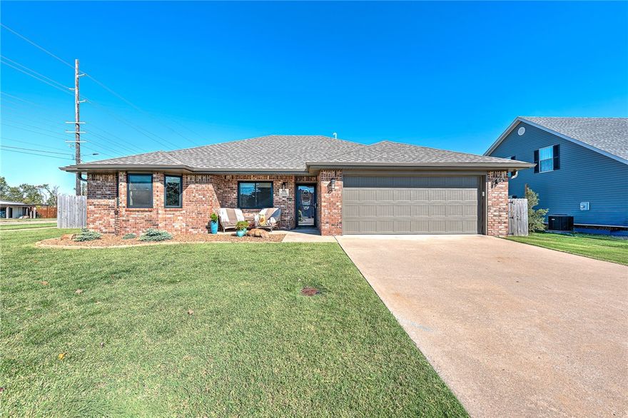 Just minutes from Downtown Bentonville, Crystal Bridges, new Walmart campus, world-class bike trails, walking paths, schools, and more—WELCOME to the heart of downtown living! This updated 3 bed/2 bath GEM delivers unbeatable lifestyle and location giving you direct access to all things Bentonville! Perfect for your next family home or investment property—ideal for short-term rentals with no restrictions.  Located on a quiet cul-de-sac street, this all-brick charmer boasts updates galore including new roof, gutters and fence (2024), new tankless water heater (2025), new windows (2022), new LVP flooring (2017) and a new master bath remodel (2016) featuring a luxurious walk-in tiled shower, new microwave (2025), plus new fans, lights and storm door!!  Step outside to a patio and fully fenced yard ready for outdoor entertaining, gardening and play! Don’t miss your chance to live steps from the trails Bentonville is renowned for!