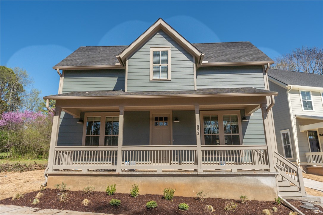This 2 BR/1 1/2 BA home features easy living with a large open first floor living/dining/kitchen area including half bath and mudroom/pantry. Upstairs are two spacious bedrooms with walk-in closets and a shared bath, plus linen closet. Luxury vinyl plan throughout w/ carpet on stairs. A large covered front porch allows for outdoor living. Willow Bend features green spaces with sidewalks and tree-lined streets for walking and to allow neighborhood connections. Owner occupancy is required in this subdivision, however HOA will allow parents to purchase homes for their kids, or investors doing longer term (12 mo or more) rentals. Agent owned.