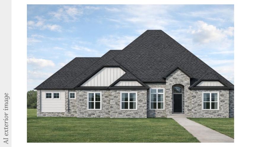 Welcome to this beautifully crafted one-story home in the desirable Big Sky Subdivision! Offering 4 spacious bedrooms, 3 full bathrooms, and 3,216 square feet of thoughtfully designed living space. Step inside to discover an open-concept layout with designer finishes throughout and a gourmet kitchen featuring high-end appliances. The generous living areas are filled with natural light and flow seamlessly into a versatile bonus room, ideal for a home office, media room, or play space. Retreat to the private primary suite with a luxurious en-suite bath, while additional bedrooms provide plenty of space for family or guests. Outside, enjoy year-round relaxation on the covered back patio complete with a cozy outdoor fireplace—perfect for gatherings or quiet evenings at home. This exceptional property combines upscale features with practical living, all in a sought-after neighborhood just minutes away from Bentonville schools!
