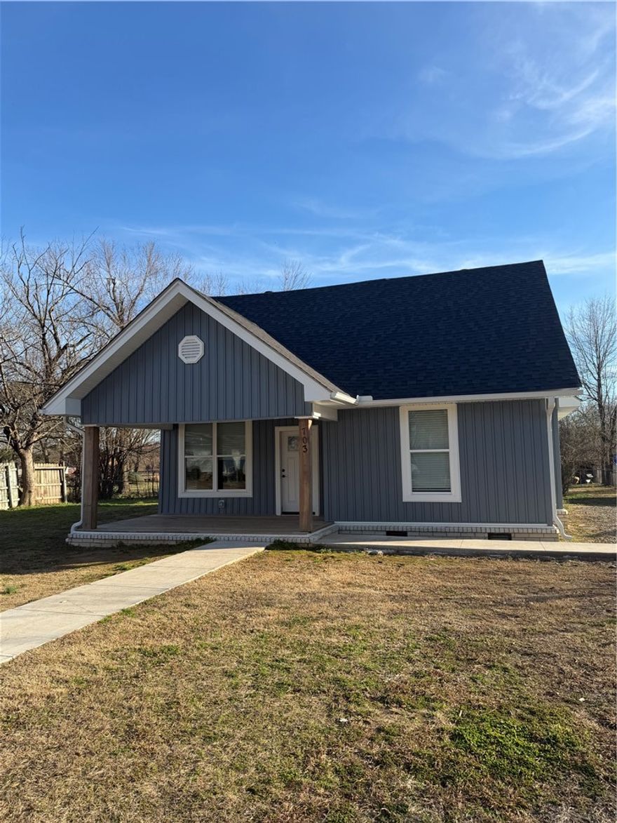 COMPLETLELY RENOVOVATED 4 Bedroom Home in the heart of Atkins!  Charming four-bedroom, two bath home fully renovated in 2025-truly move in ready from top to bottom.  This home features all new appliances, plumbing, electrical, HVAC, siding, foam insulation and everything else in between.  Home will give you peace of mind and modern efficiency throughout.  Conveniently located in Central Atkins just a short walk to the business district, schools and shopping this property combines small-town charm with everyday convenience.  Home could be a first time buyer or someone needing the extra space for a larger family.  Don't miss this oppurtunity and call today for your showing!