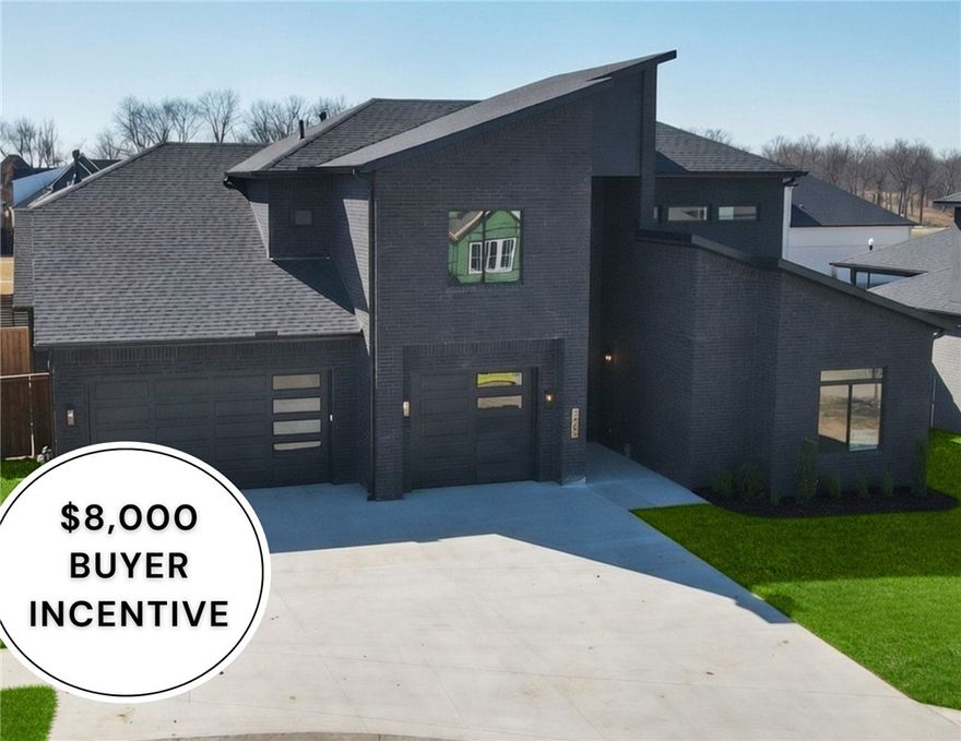 Sought after community of Aurora. Stunning two story living room with soaring ceilings, tiled linear fireplace, custom beams, engineered wood flooring & light streaming through ample amount of windows. Kitchen features large custom cabinets to the ceiling, quartz countertops/backsplash, pot filler, gas cooktop, double ovens, large coffee bar and walk in pantry! Home features two secondary bedrooms on the main level. Primary bedroom with wood floors, painted accent wall & luxurious ensuite bathroom. Primary bath with double vanities, walk-in tile shower & stand alone soaking tub. Upstairs features one large bedroom & bonus room perfect for entertaining. Huge covered deck overlooking the fully fenced in backyard! Aurora residents have access to TONS of community amenities. Adult pool, family pool, bike repair station, dog park, elevate fitness course, sports court, open air clubhouse & playground! Internet included in POA! $3k from preferred lender for closing cost etc.