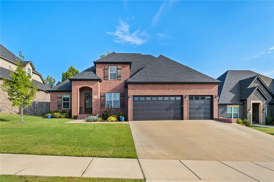 Discover timeless style in this beautiful Clarendon Heights home. Thoughtfully designed, this spacious 4 Bedroom, 3.5 Bathroom home offers refined living with a private Office, Formal Dining and versatile Bonus space. Primary BR, Office, Formal Dining w/Butler Pantry all on Main Level. 3 Bedrooms, 2 full Baths and large Bonus Room on second level.The open concept of the kitchen and living room are perfect for entertaining. The covered patio with outdoor fireplace creates a seamless indoor-outdoor retreat. This home is tailored for both comfort and sophistication. Ideally located near top rated schools and the community center, this home blends elegance, comfort and practicality.