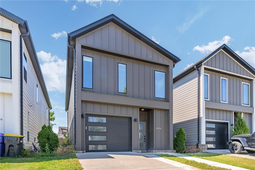 Discover urban living with a touch of charm in this stunning 3-bedroom, 2.5-bathroom modern townhome, perfectly situated just minutes from the vibrant heart of Downtown Rogers, Arkansas. This beautifully designed home offers the ideal blend of contemporary style, comfort, and convenience, making it perfect for professionals, families, or anyone seeking a dynamic lifestyle. Gourmet kitchen featuring stainless steel appliances, granite countertops, a large island, that opens up to the living room. Private patio and a low-maintenance backyard, ideal for relaxing or hosting gatherings.