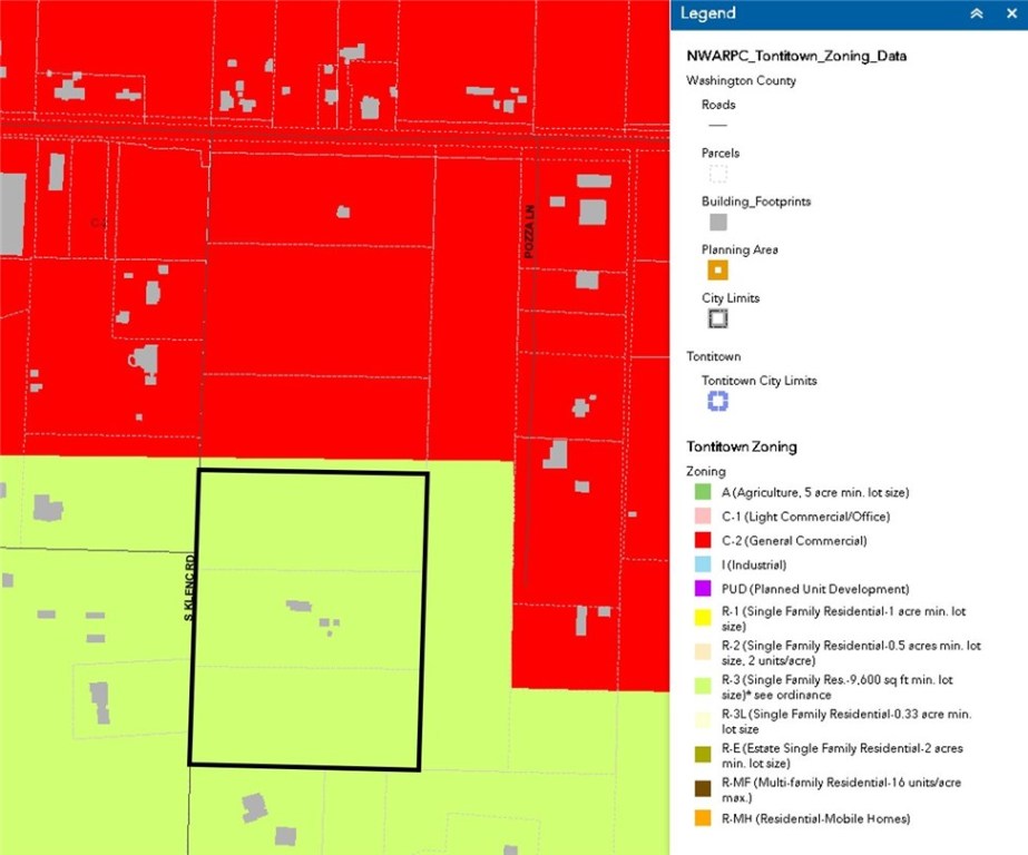 Tontitown Outlots - Land