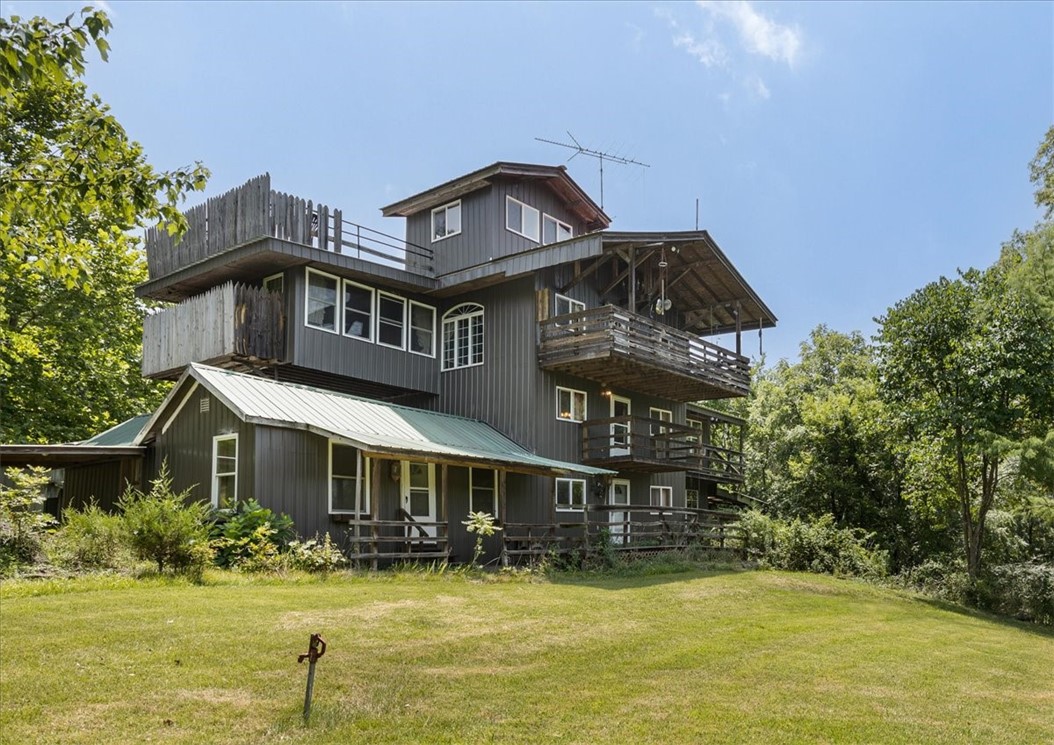Handyman Special! Donāt miss this incredible opportunity to live in the country! This 2-3 bedroom, 2-bath home on 7.52 wooded acres is nestled in the Ozark Mountains, home to a variety of wildlife. Conveniently located between Winslow & Brentwood, itās just 20 minutes from Devilās Den State Park, 8 miles to I-49, 20 miles to Fayetteville, & 43 miles to Fort Smith. The 3-story hand-built structure needs updates, including a new kitchen & foundation work under the kitchen area. It features a metal roof & siding, with Pine, Cedar, & Red Oak wood throughout the interior. Enjoy picturesque views from large windows, balconies, & decks, watch the local wildlife right from your home. A wood stove heats the entire home, & window AC units keep you cool in the summer. Several metal garages & workshops are on the property, with public water, septic system, & electricity already connected. There is also a storm cellar. Sold āas-isā, No Owner Financing, not qualifying for FHA/VA loans; cash or in-house bank loan is required.