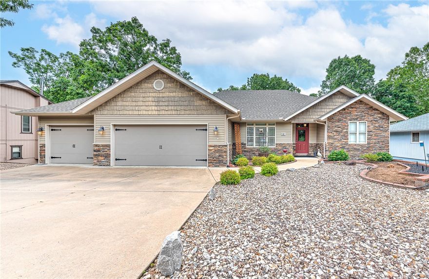 Beautifully maintained home featuring 3 bedrooms, 2 full baths, and a spacious 3-car garage with built-in shelving. Enjoy formal dining, an eat-in kitchen, and a cozy propane fireplace. The master suite includes a double vanity, standing shower, and whirlpool jetted tub. Outdoor living is easy with a covered deck (redone in 2021) and BBQ grill with propane connection (conveys!). The professionally landscaped front yard adds curb appeal, and the home offers plenty of storage, including a cabinet-filled laundry room.
Recent updates:New roof (2024), New furnace (2023),Microwave, electric range & fridge (2022),Water heater ~20 years old. Don’t miss this turn-key home with space, updates, and charm!