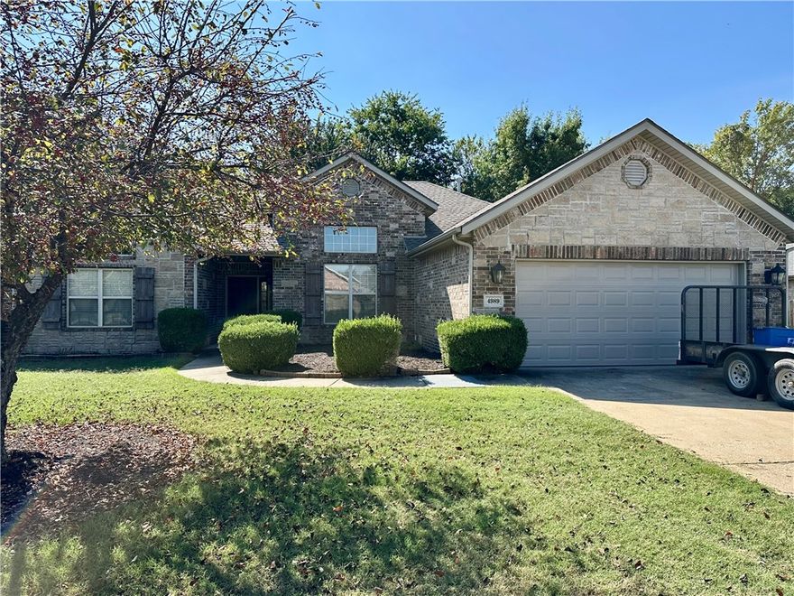 4 bed, 2 bath home with Attic Storage, Blinds, Ceiling Fans,  Granite Counters,  Pantry, Split Floor Plan, Walk-In Closets, Washer, Dryer, and Refrigerator. Fresh paint, new lvp flooring, fenced backyard. No smoking, pets negotiable.