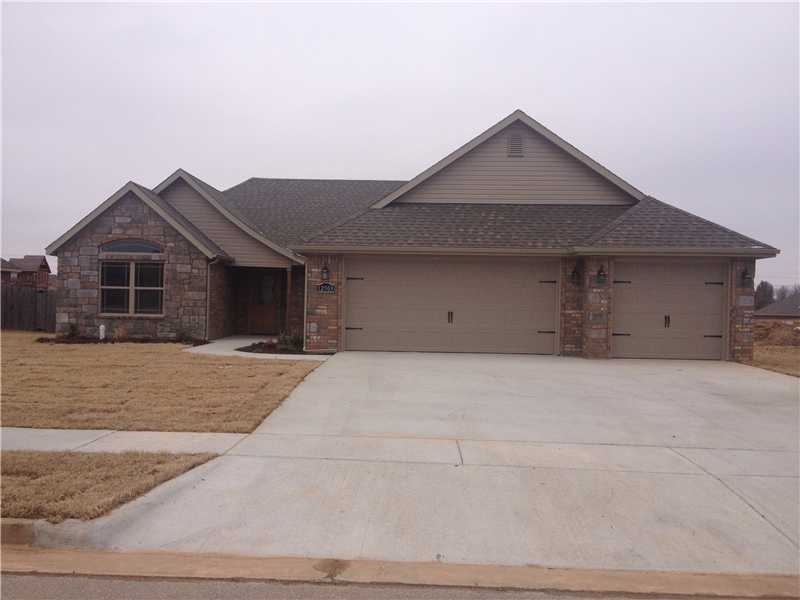 NEW HOME! 3 Car Garage! 3 Bedrooms with 2 Bath, Formal Dining could serve as an office. Granite Countertops, Custom Cabinets!
