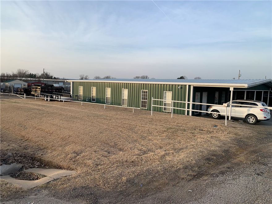 Major road frontage. First time for sale in 50+ years. 4 acres & multi building on Hwy 71 South between Fort Smith & Greenwood