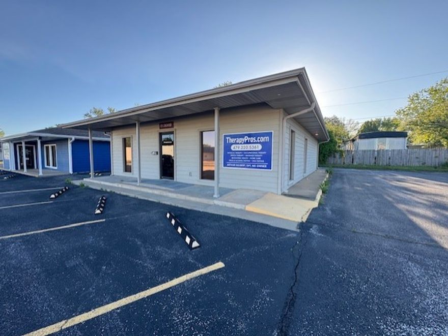 Great office space with visibility from highway 412. Agent owned. Owner occupied and willing to negotiate potential lease or vacate