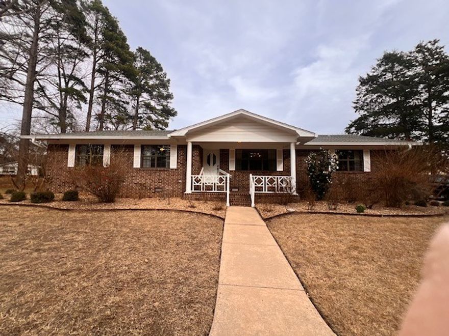 Pinewood Subdivision in West Russellville! This nice ranch style home is a 4bd, 2.1ba home with a generator. Agent measured 2321sqft compared to tax records which is a variance. Pool has been covered with decking. 3 car garage on a larger lot of 0.71ac. Interior is dated but is ready to bring back to life.