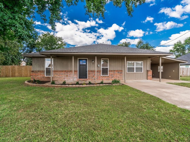 Step into this beautifully refreshed Bentonville home where charm meets modern comfort. Sitting on a spacious .37 acre lot, this 3 bed, 1.5 bath home is packed with upgrades-new roof, privacy fence with double gate, rebuilt covered back porch with can lightning, new HVAC lines, insulation and drywall. Inside you'll find all-new cabinetry, counters, appliances, sinks, faucets, toilets, tub/shower, hardware outlets, switches and lightning. Fresh paint inside and out highlights every detail, from the doors and trim to the flower beds and new mailbox outside. Even the small touches - house numbers, smoke alarm and doorbell- are brand new. Located just 3.4 miles Downtown Bentonville, 4.4 miles to Walmart Home Office, trails, restaurants and Rogers this home offers both convenience and a touch of a charm. A truly move-in ready home with old bones but new upgrades throughout! You don't want to miss this!