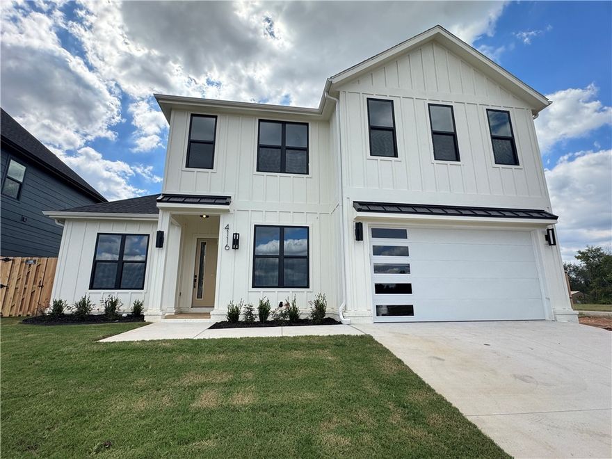 Welcome to Meadow Brook in SW Rogers! Great community in the best location! This plan features 3-4 bedrooms (2 flex spaces either bedroom 2 or study option as well as upstairs bedroom 4 or bonus room). All bedrooms have walk-in closets with plenty of storage! Downstairs you will find the primary bedroom. Great layout with open kitchen/living room area. Kitchen has large island to sit up to 6 bar stools, built-in gas cook top, built-in oven and microwave, large pantry, and eat in dining area. Primary bedroom feature en suite bathroom with soaking tub, walk-in shower, his and hers separate vanities, and large closet with lots of built-ins. Bedrooms 3 & 4/bonus room are upstairs along with a full bathroom. Enjoy the evenings grilling on the covered back patio! Can't beat location being only minutes to shopping, dining, groceries stores, and only steps to the Razorback Greenway Trail.
MLS Remarks: Work with our preferred lender and receive a $4000 lender credit!