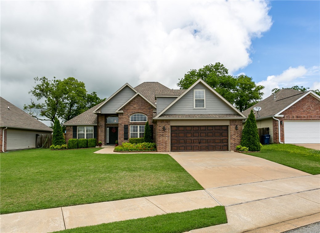 Gorgeous home with loads of curb appeal-and it doesn't stop there! Wonderful split floor plan with large Jack and Jill bath between bedrooms. Convenient half bath for guests, and spacious master bed/bath on the main level. Large 4th bedroom or family room upstairs with a full closet. Custom finishes on cabinetry and built in cabinets in the living room. The Ring doorbell system, beautiful landscaping, lovely crown molding with high ceilings throughout, great neighbors, and convenient walking/biking trails are just some of the things you are sure to love about this home.