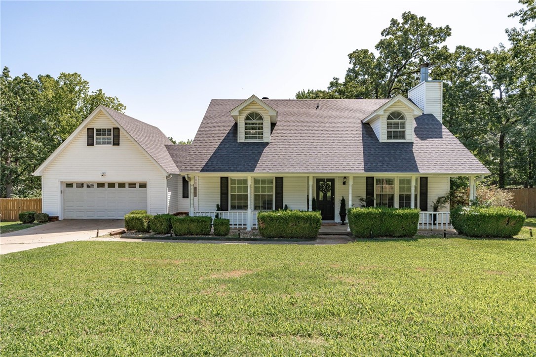 Welcome to this beautifully maintained home in the heart of Fianna Hills—one of the area’s most desirable neighborhoods. Situated on a manicured ½-acre lot, this 4 bed, 2.5 bath home offers 2,444 sq ft of stylish living. The main-level primary suite includes a large walk-in shower, walk-in closet, and spacious bedroom. A cozy gas fireplace anchors the living room with stained concrete floors, while the formal dining area overlooks a lush backyard. The kitchen features granite counters, stainless appliances, and a sunny nook perfect for casual dining or a home office. Upstairs, you'll find three more bedrooms and a full bath. Step onto the Trex deck and enjoy your fully fenced backyard oasis—ideal for relaxing, grilling, or watching local wildlife. A 2-car garage with attic storage and extra parking for a boat or RV adds convenience. The charming front porch offers a peaceful spot to sip your morning coffee. Comfort, beauty, and space all in one exceptional location!