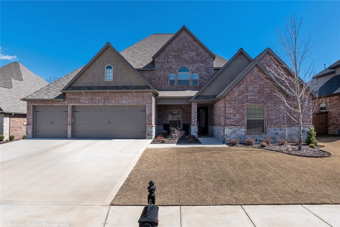 One of a kind plan - nearly new home! Act quickly - this is a one level home with just the media room on 2nd floor. Incredible kitchen-living spaces, antique barn doors on office, inside storm shelter provides peace of mind.