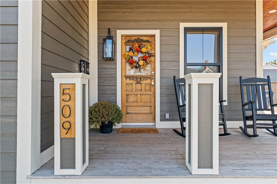 Step into a piece of Rogers history. Originally built in 1901 and completely reimagined from the ground up, this stunning 3-bedroom, 2-bath home blends historic charm with modern luxury. Expanded from 588sqft to 1,843sqft.
Every system and surface is brand new — HVAC, plumbing, electrical, insulation, roof, framing, and windows giving you all the peace of mind of new construction. Inside, you’ll find custom woodwork and finishes throughout: a 6' x 8' white oak island crafted from the home’s original 1901 joists, a custom cherry slab vanity, arched built-ins, quartz countertops, and designer tilework.
Located in the heart of Historic Downtown Rogers, this property sits steps from shops, dining, and the Frisco Trail, offering easy access to the Razorback Greenway. This home is history, harmony, and heart all in one and waiting for its next owner.