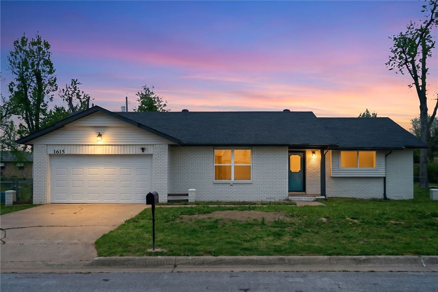 Located in an established Rogers neighborhood just minutes from Hwy 71, downtown, shopping, and dining, this updated 3-bed, 2-bath home has all the big-ticket items already covered. A brand-new roof and all-new double-pane vinyl windows deliver lasting peace of mind, while the refreshed interior features new tile flooring in the kitchen and newer stainless steel appliances. Bedrooms offer generously sized walk-in closets, and the primary bedroom includes two closets plus a private en-suite bath with a standup shower. A spacious sunroom with new tile flooring, ceiling fan, and fully enclosed windows and doors overlooks a large, tree-lined backyard — perfect for relaxing or entertaining. A storage shed and three-sided chain-link fence round out the outdoor space. Walking distance to the Rogers Public Library and just a quarter mile from Hwy 71 — you're minutes from restaurants, shopping, and everything Rogers has to offer. Updated, move-in ready, and priced to move!