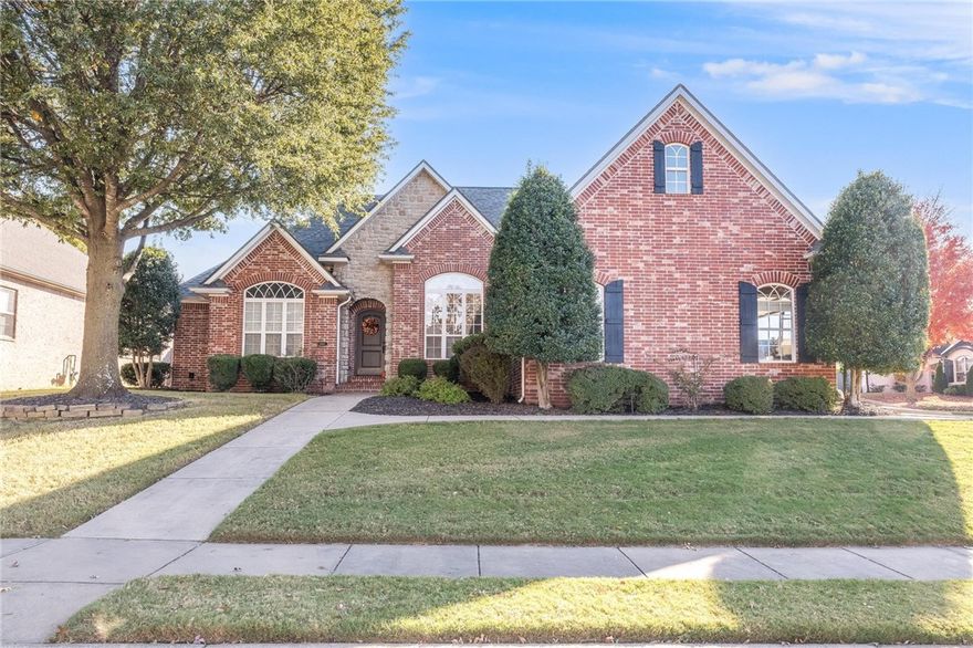 Boasting exceptional curb appeal, this elegant Shadow Valley residence offers refined living in one of Rogers most sought-after neighborhoods. Perfectly situated on a private corner lot just a short stroll from Lake Inverness Park, this 4-bedroom, 2-bath home showcases recent designer updates to the kitchen and living spaces, blending modern sophistication with timeless comfort. Manicured landscaping and an inviting exterior set the tone for the style and quality found throughout. Enjoy outstanding privacy, an enviable location to Pinnacle, and close proximity to all the premier amenities that make Shadow Valley and Rogers so desirable.