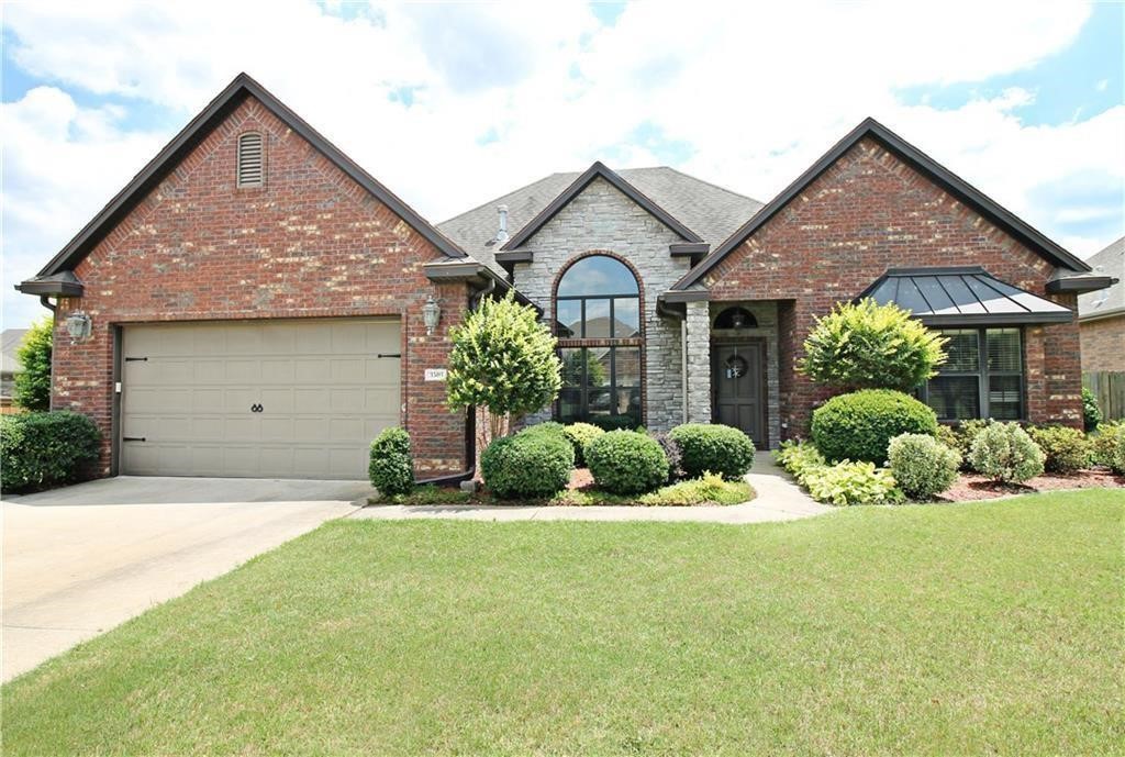 Experience comfort in style at this wonderful residence! This unique one-level home offers 4 bedroom, 3 full bathroom along with various outstanding attributes. Features include hardwood floors, granite counters, custom cabinets, crown molding, energy-efficient appliances, tons of storage, and so on. Areas include formal dining room, second living room off the kitchen, large eat-in kitchen, laundry room with a built-in desk, and more. This home is adorned by natural light throughout the home along with a spacious sunroom, bringing a bright ambiance. Outside, the fully fenced backyard provides abundant yard space for outdoor activities, wooden deck, flagstone patio and play set. Storage shed, bike shed and dog-pen are also included. This home offers the perfect blend of comfort and elegance. Convenient location close to Bentonville schools, Walmart Home Office, Mountain bike trails, Downtown, XNA, Hospitals, Retail & Restaurants. Agent owned. Background and credit check required.