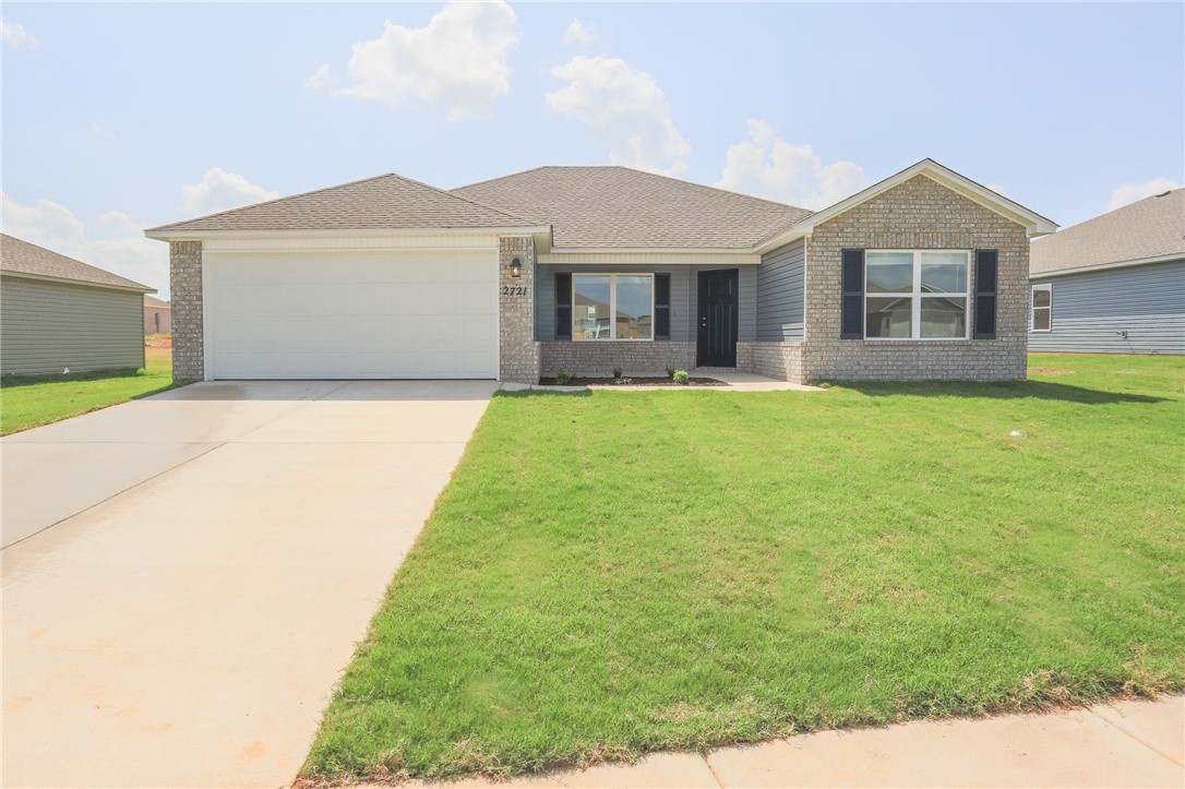 Welcome to this brand-new 4-bedroom, 2-bathroom home at 2721 Elliott St in Pea Ridge, AR, offering 1,630 sq ft of comfortable, modern living space. The home boasts rich curb appeal with a welcoming covered front porch and front yard landscaping. Inside, enjoy an open floor plan featuring an expansive living area, a lovely dining space, and a well-equipped kitchen with energy-efficient appliances, ample counter space, and a convenient pantryāideal for the home chef. Additional highlights include walk-in closets, central heating and cooling, an attached garage, and brick/vinyl siding for low-maintenance appeal. Situated on a 0.18-acre lot in the Walnut Hill subdivision, this energy-efficient rental is perfect for families seeking a fresh start in a growing Benton County community. Available nowādon't miss out!