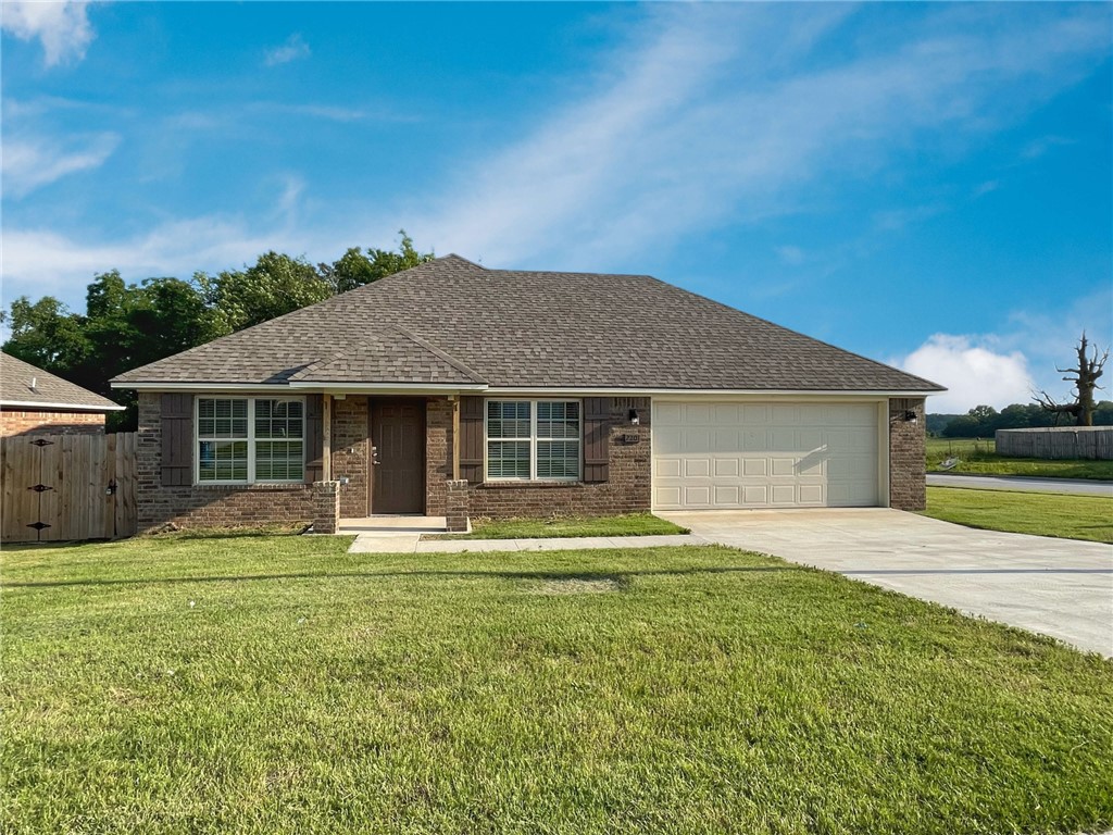 : Zero down payment for RD qualified buyers! This beautiful 4 bedroom, 2 bathroom home is RD eligible! Well-appointed 1654 sq ft 4BR/2BA home in country setting. Beautiful dark stained cabinetry and flooring provide a sense of elegant living throughout the home. Attached 2-car garage and ample closet space in each room. These homes include: Full Blinds, Stainless steel appliances: Range, Dishwasher, Microwave, and Garbage Disposal. Washer/Dryer are not included.