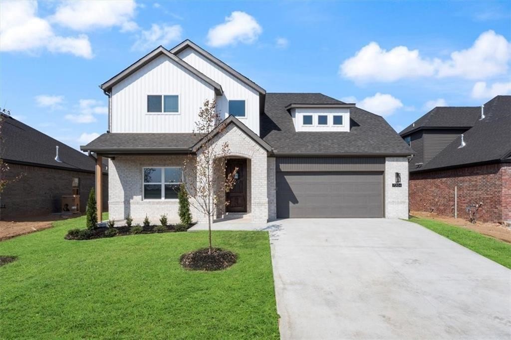 Photos are not of exact home/finishes. Completion date of August 18th! NORTH FACING!!! Discover the pinnacle of modern living at Walnut Grove, Bentonville's hottest new subdivision! Unmatched quality awaits in this brand-new home, with fence, blinds, & gutters included. With quartz countertops, RAINFALL SHOWER HEAD, upgraded lighting fixtures, custom cabinets, stainless steel appliances, & luxury vinyl plank floors throughout all bedrooms & common areas, this residence seamlessly blends sophistication & functionality. Spacious rooms, a gas fireplaces, & a gas range add to the allure. Community pool & clubhouse coming in Phase 2! Under 5 minutes to XNA Airport and under 20 minutes to Downtown Bentonville and New Walmart Campus! Ask your agent about the additional preferred lender credit.