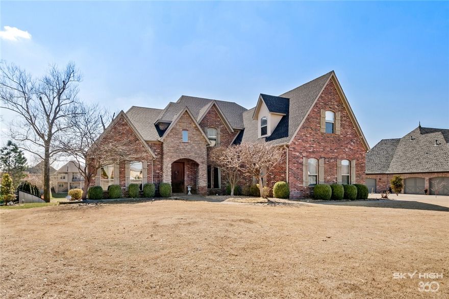 GOLF FRONT Custom Built (one owner) 5 Bedroom 5 full bath (plus bonus rm) Wenzinger built home is Located on the 5TH Fairway of the Shadow Valley Golf Course. 4 car split garage 2/2. Breathtaking views from two story Great room with wall of windows over looking fairway, nature, inground gunite sports style pool. Also enjoy the fully built out screened in 25x25 porch with ceiling fans, recessed lighting add your TV for the perfect entertainment hot spot. There is access to a tiled bathroom for swimmers so they don't enter onto gorgeous custom red oak wood flooring.  Large kitchen with island, Granite, stainless steel appliances, pot filler, deep drawers for pots, built in desk nook,cookie sheet dividers, extra built ins.  (This home has extra storage everywhere) Large utility room extra cabinets, soaking sink, 2 dryer 1 washer connection, central vac. Master has coffered ceilings, dual open fireplace, huge WIC Closet, whirlpool tub, double vanities.  Please review Amenities sheet to many to list.