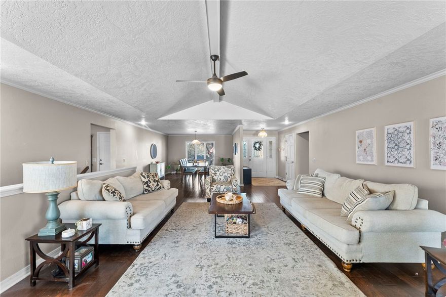 Nestled in the sought-after Cardinal Creek neighborhood of Bentonville, this home offers close proximity to downtown, world-class mountain biking trails, the Bentonville Dog Park, and I-49.
Situated on a spacious half-acre corner lot with an impressive circle driveway, it features a private backyard oasis with a large pool with a brand new liner, plus generous-sized bedrooms.
A rare gem in one of Bentonville's finest neighborhoods!