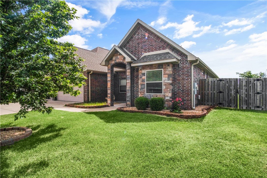 This 4 bedroom, 3 full bath, 3 car garage home with all the updates is waiting for you! With lots of cabinets and pantry, SS appliances, granite countertops throughout, open living with great lighting. Split floor plan. Bonus/media or 4th bedroom & full bath upstairs. Large master with jacuzzi/ stand up shower. And covered patio/ large fenced yard for privacy.. Pets negotiable with additional deposit and rent. Refrigerator, washer and dryer convey. Credit and background check required.