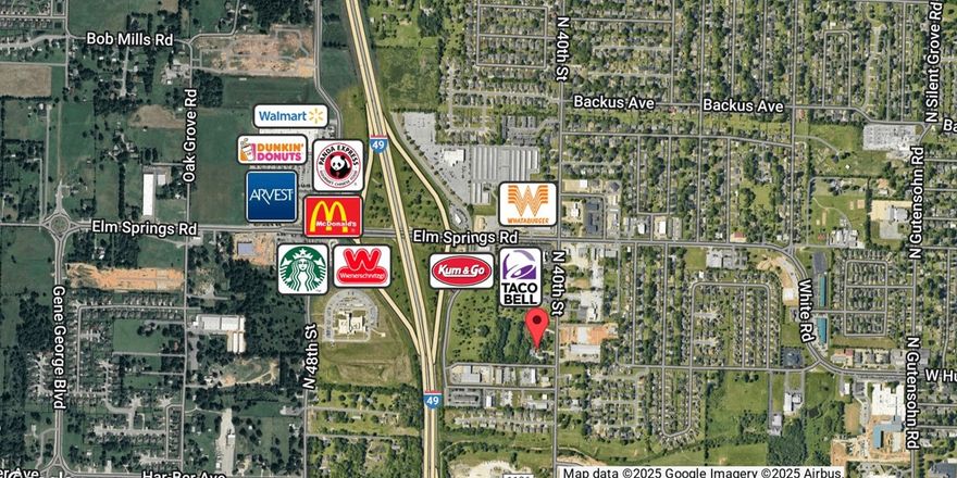 Fantastic opportunity in vibrant Springdale location! This lot is within 1
mile of I-49, very close to the nearly completed Emma extension, and
has water & sewer on-site. Property is zoned C-2 and cleared, making
it ideal for development or an investment.

- Water & sewer on-site
- Within 1 mile of 1-49
- 11,000 CPD on N 40th St.
- In close proximity to many retail stores & restaurants
- Ideal for development.

Link to Emma Extension Video: https://youtu.be/-aL7IgY1fTw